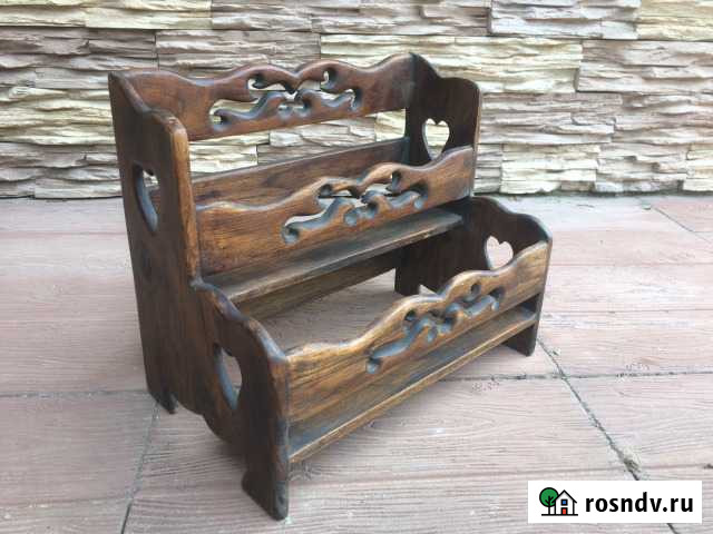 Полки и держатель для полотенца из палисандра Калуга - изображение 1