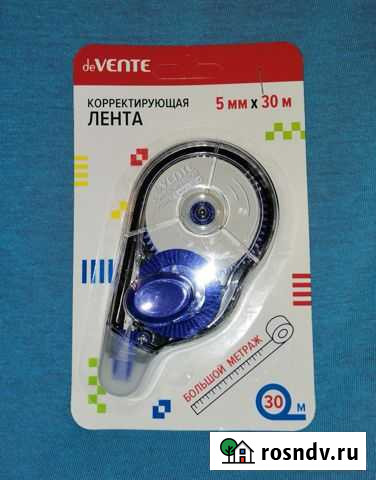 Корректирующая лента devente 5 ммx30 m Екатеринбург - изображение 1