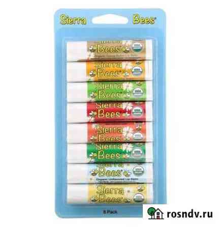Набор органических бальзамов для губ с iherb Обнинск
