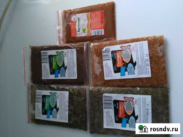 Замороженные корма для рыбок,креветок,раков Стерлитамак - изображение 1