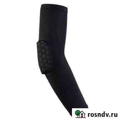 Компрессионные рукава с защитой локтя черные Томск