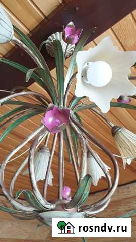 Люстра кованная 8 плофонов Казань - изображение 1