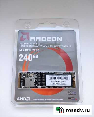 SSD накопитель AMD Radeon R5MP240G8 240гб M.2 Майкоп - изображение 1