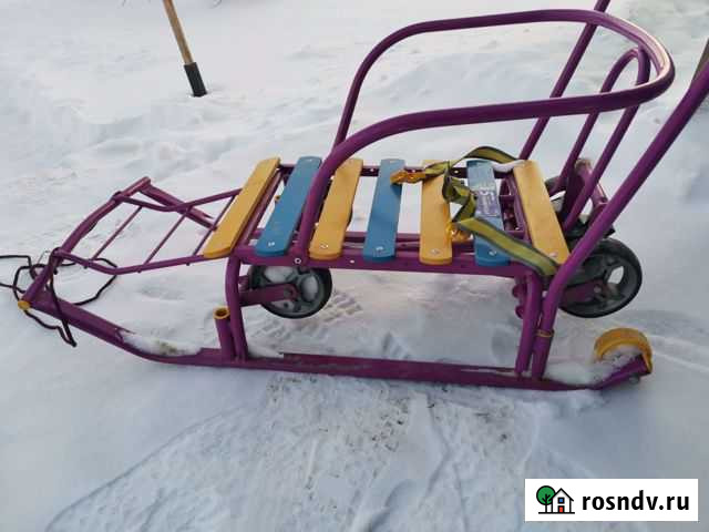 Санки тимка 5 с большими колесами Ульяновск - изображение 1