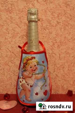 Фартук на бутылку шампанского Ангелочек Йошкар-Ола - изображение 1