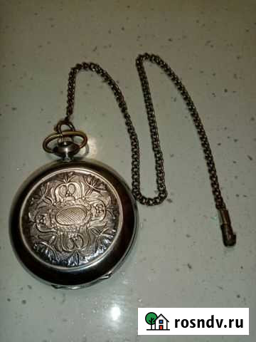 Часы механические карманные Молния СССР. 1984 год Челябинск - изображение 1