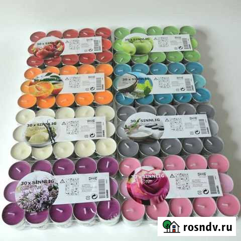 Ароматизированные свечи 30 шт Икея Чебоксары - изображение 1