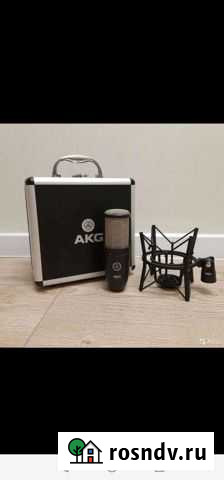 Студийный микрофон AKG P220 + Аудиокарта Behringer Ханты-Мансийск - изображение 1