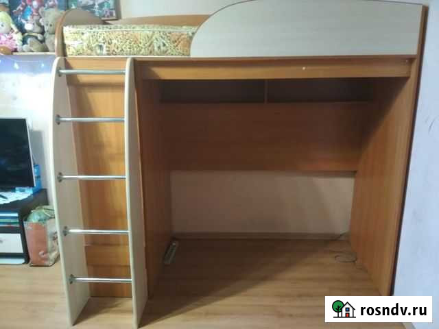 Кровать-чердак со шкафом Екатеринбург - изображение 1