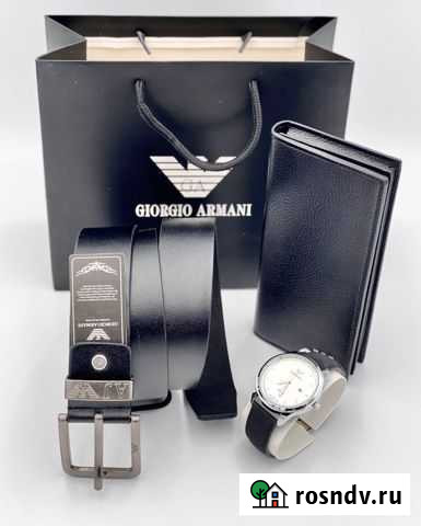 Мужской набор часы и ремень Грозный - изображение 1