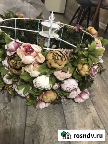 Интерьерная люстра ручной работы 60см диаметр Ижевск - изображение 1