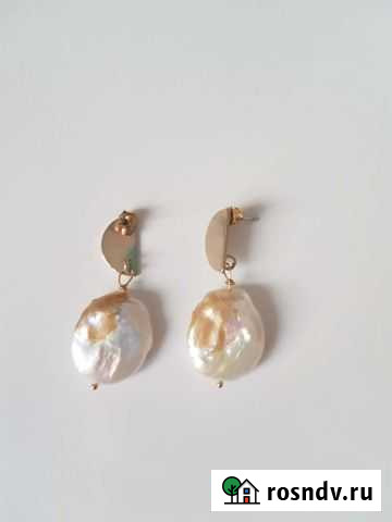 Серьги с барочным жемчугом Тюмень - изображение 1