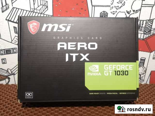 Видеокарта GeForce GTX 1030 как новая Курск - изображение 1