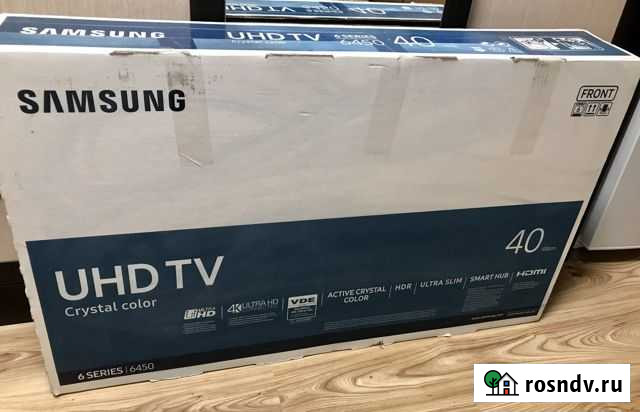 Uhdtv 4K 40” samsung 6450 телевизор Грязовец - изображение 1