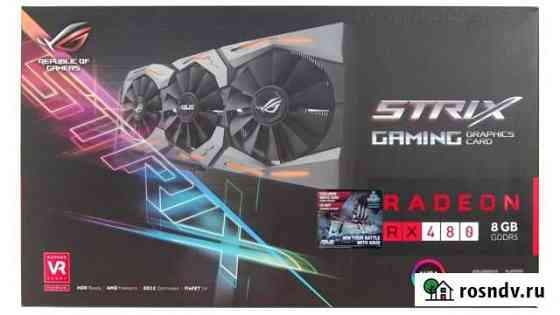 Видеокарта asus AMD Radeon RX 480 strix OC 8gb Иваново
