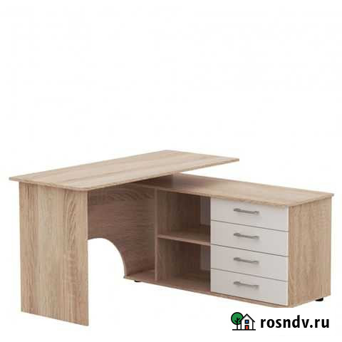Стол письменный Гарвард угловой пр 130х120 Дуб сон Тамбов - изображение 1