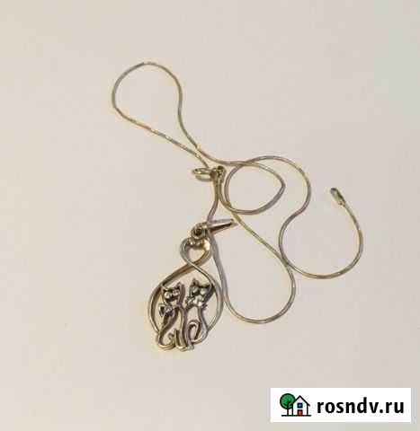 Подвеска и цепочка (серебро) Киров - изображение 1