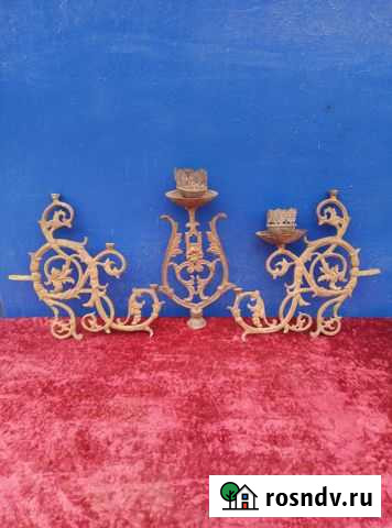 Старинные церковные подвесные подсвечники бронза Таганрог - изображение 1