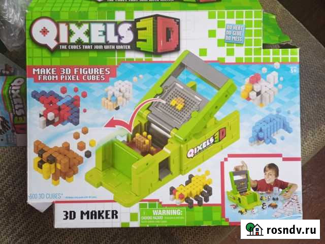 Qixels детский 3 D принтер Новомосковск - изображение 1