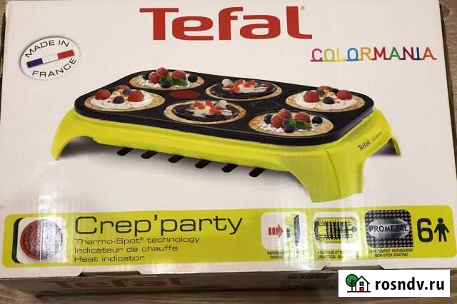 Блинница tefal colormania Поварово - изображение 1