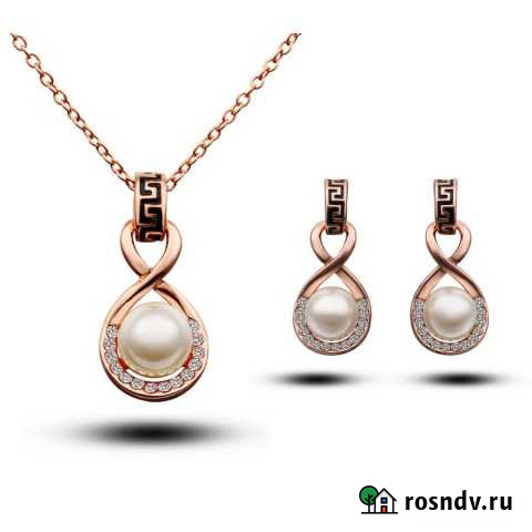 Комплект Set-044 Ожерелье+ Серьги Новосибирск - изображение 1