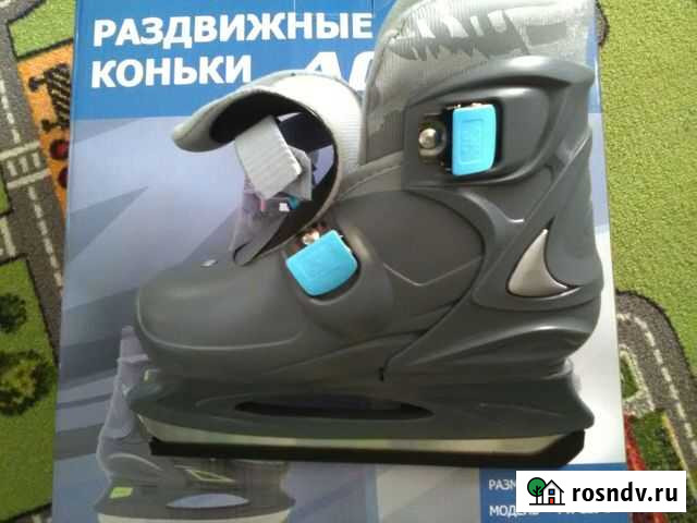 Коньки раздвижные 33-36 Рязань - изображение 1