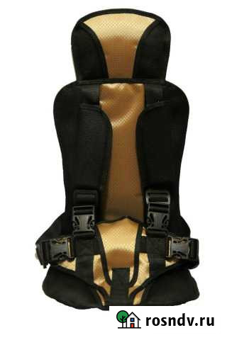 Автокресло мягкое Winni арт.329 Желтый металлик Новониколаевский - изображение 1