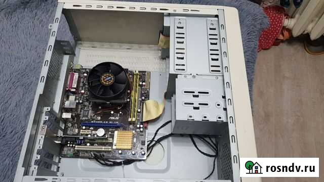 Комплект: материнка+проц+память+корпус+dvd Симферополь - изображение 1