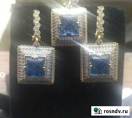 Ювелирный комплект (микс серебро и латунь) Чита - изображение 1