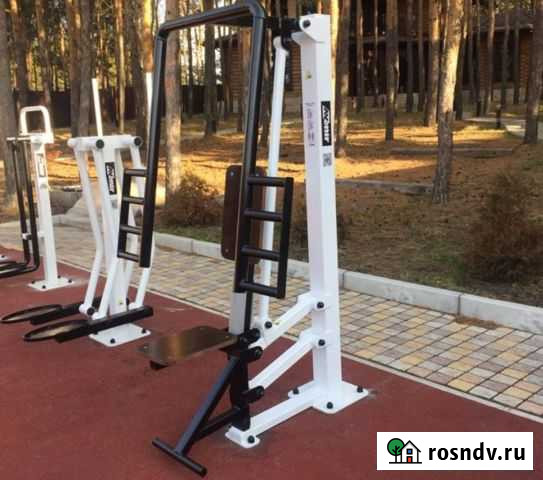 Уличный тренажер жим от груди с регулировкой AVU00 Самара - изображение 1