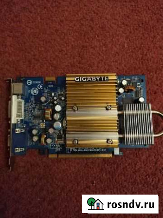 Видеокарта GV-NX76G512P-RH. 512мб Мичуринск - изображение 1