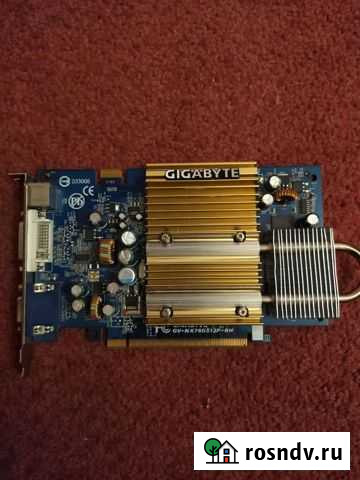 Видеокарта GV-NX76G512P-RH. 512мб Мичуринск - изображение 1