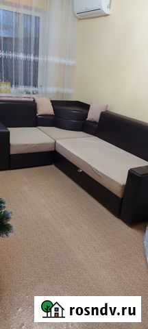 Кож зам угловой диван бу + кресло Элиста - изображение 1