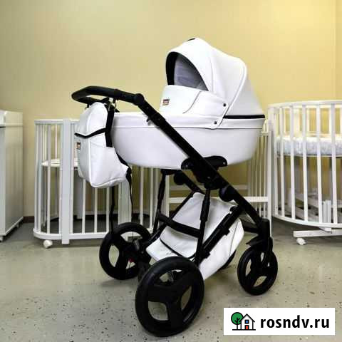 Коляска из экокожи Kinder Tante 2в1 белый Воронеж - изображение 1