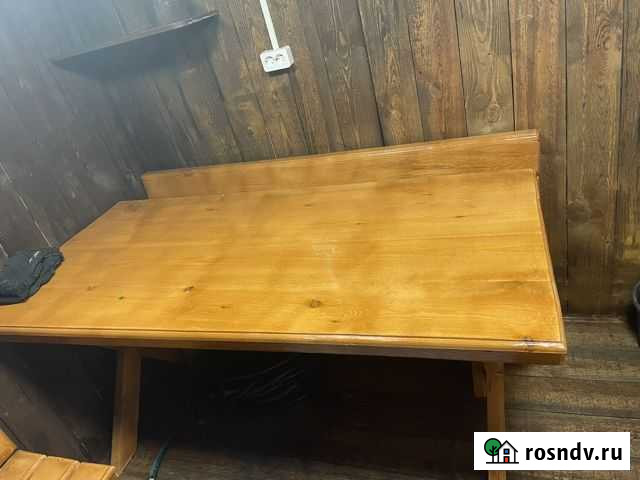 Стол и две скамьи для бани Тюмень - изображение 1