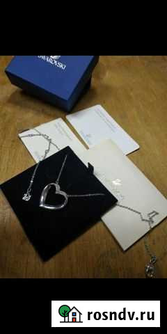 Цепочка с сердцем Swarovski. Оригинал Киров - изображение 1