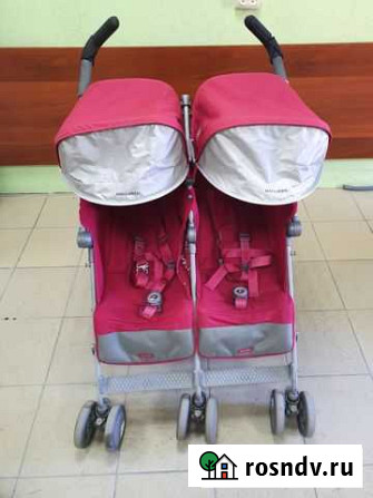 Коляска для двойни maclaren twin techno Мончегорск - изображение 1