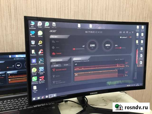 Монитор Samsung 23,5’’ C24RG50FQI черный Бежецк - изображение 1