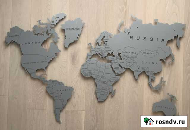 Карта мира Новосибирск - изображение 1