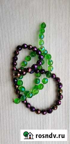 Бусы Чехословакия из богемского стекла Армавир - изображение 1