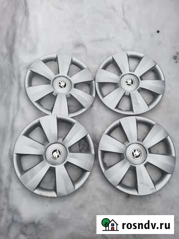 Колпаки R-15 оригинальные skoda Санкт-Петербург - изображение 1