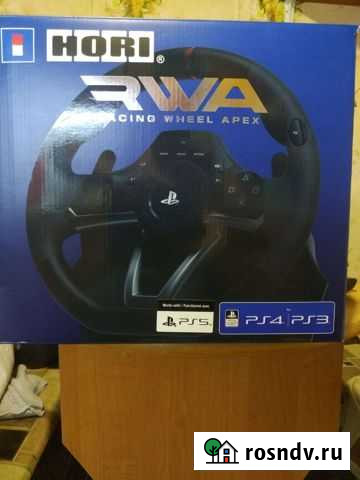 Игровой руль с педалями и коробкой Великие Луки - изображение 1