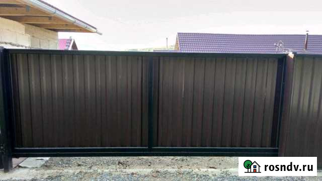 Сдвижные, откатные ворота Горно-Алтайск - изображение 1