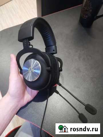 Проводная гарнитура Logitech G PRO X черный Магадан - изображение 1