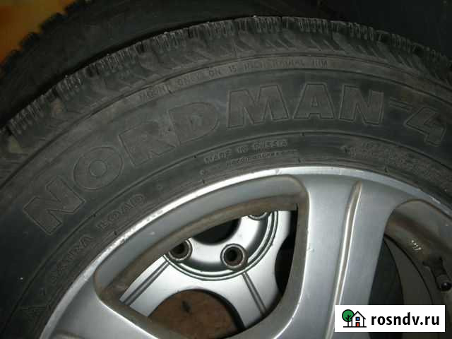 Колеса литье R15 (шиповка), 195/65 Полярный - изображение 1