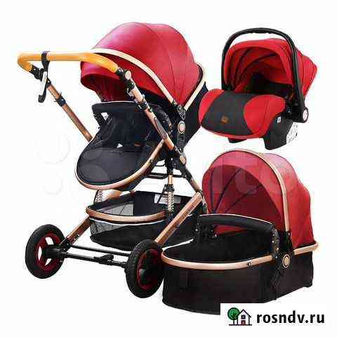 Коляска LuxMom 3 в 1 трансформер новый Калининград