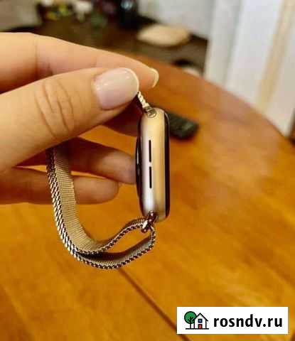 Смарт часы apple watch 7 “золотые цвета» Ярославль - изображение 1