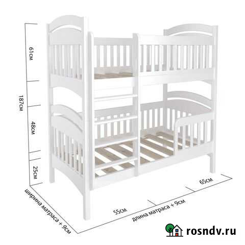 Двухъярусная кроватка Ижевск - изображение 1