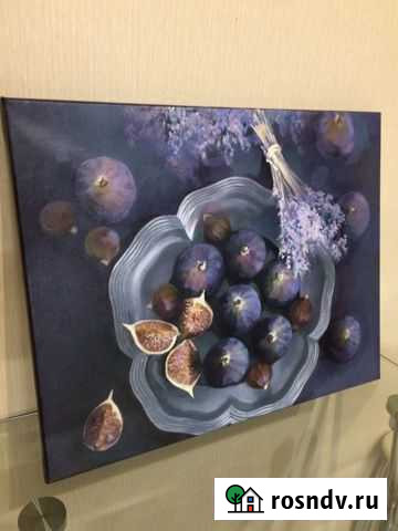 Картина маслом, 40х50, холст на деревянном подрамн Краснодар - изображение 1