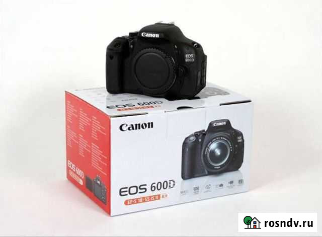 Зеркальный фотоаппарат Canon 600d Тюмень - изображение 1